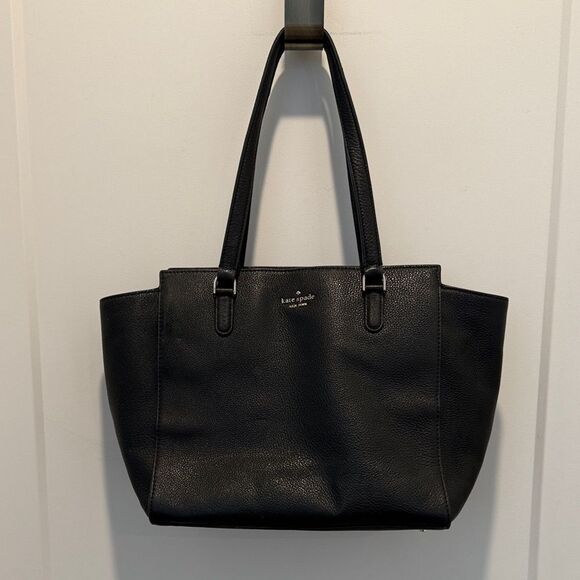 Kate Spade Soft Pebbled Leather Medium Sized Tote with Soft Pebbled Wallet - Picture 2 of 15